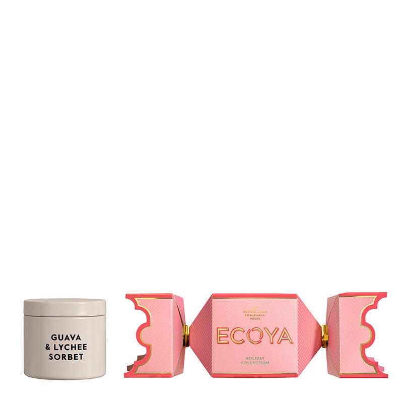 ECOYA Guava & Lychee Sorbet Bon Bon Tin Candle 45g